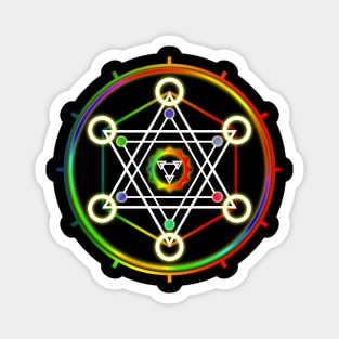 Spiritual Geometry / David's Star 04 Magnet