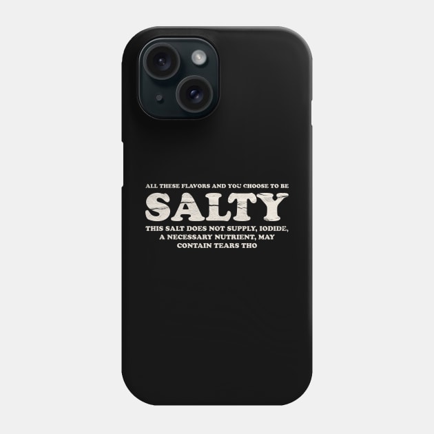 Salty Phone Case by Tamsin Coleart