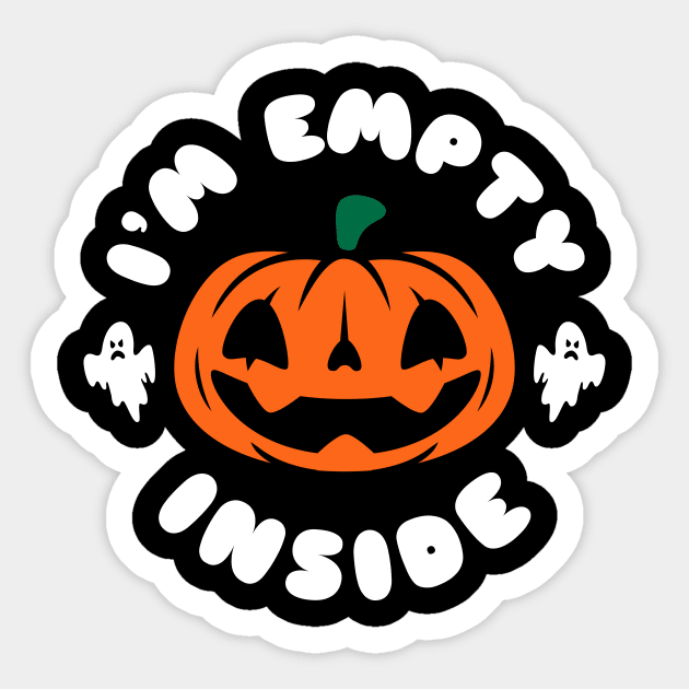 Scary Emo Halloween Orange Pumpkin White Shirt