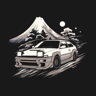 Pimped retro street race car T-Shirt