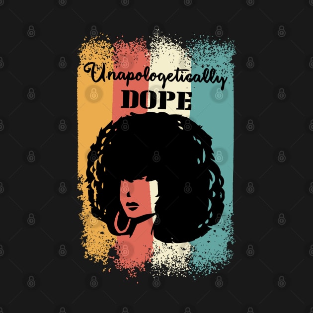 unapologetically dope Afro retro hair vintage by A Comic Wizard