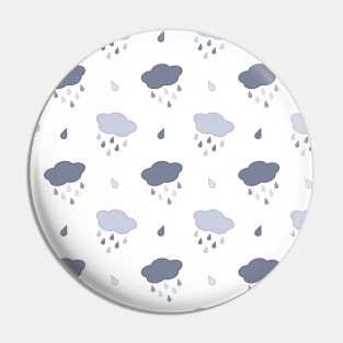 Rain Cloud Pattern Pin