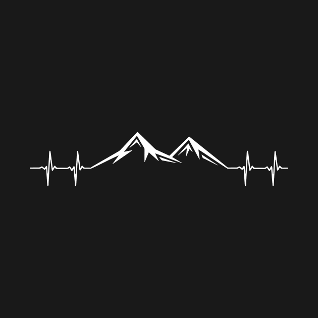 Mountain heartbeat by redsoldesign