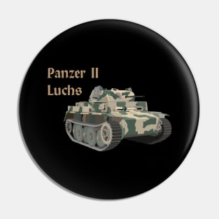 Panzer II Luchs German WW2 Battle Tank Pin