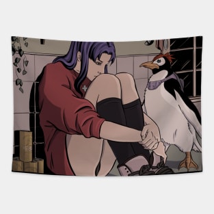 Lovely Pen Pen Tapestry