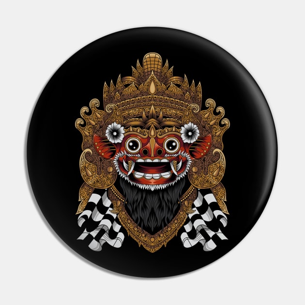 Barong balinese mask Pin by Marciano Graphic