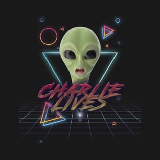 Charlie Lives  Alien T-Shirt