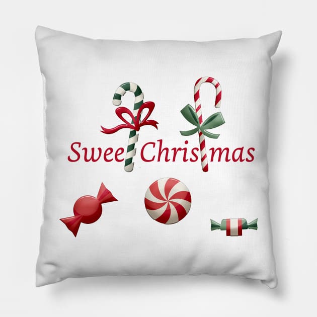 Sweet Christmas Pillow by Artstastic