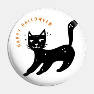 halloween cats Pin