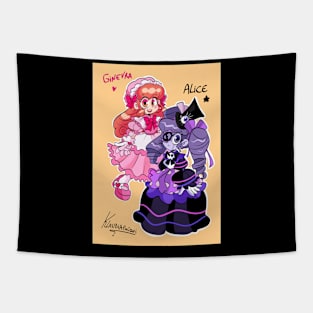 Zombie cute girls Tapestry