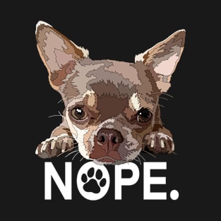 Funny Nope Dog T-Shirt