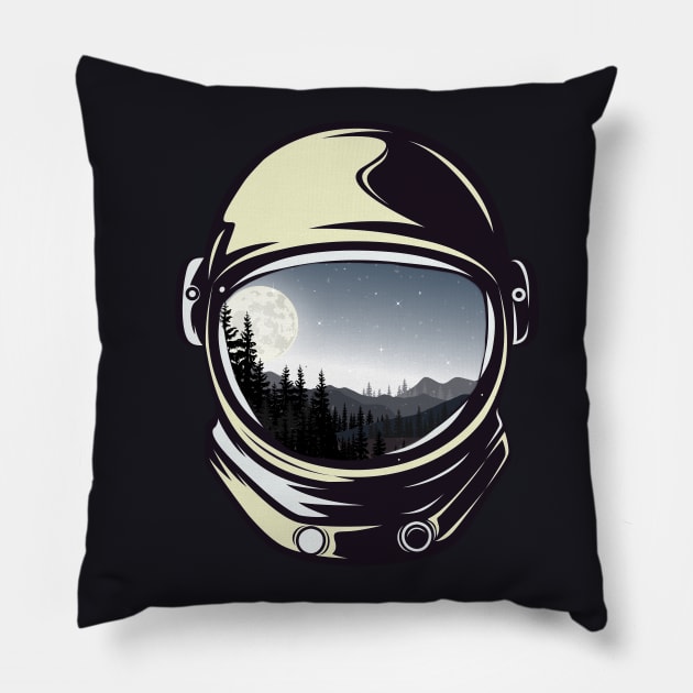 Astronaut Helmet give me some Space Pillow by Foxxy Merch