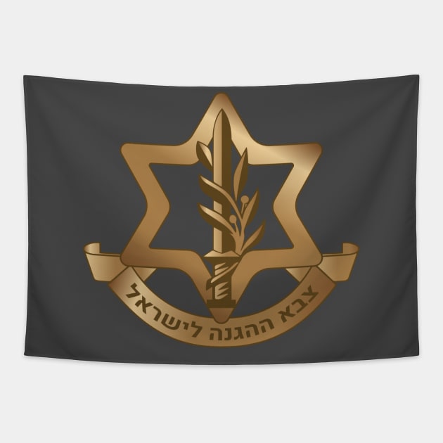 Israel Defense Force Insignia Tapestry by EphemeraKiosk