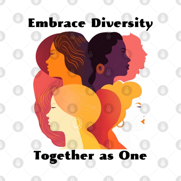 Embrace Diversity, Together As One by TooplesArt