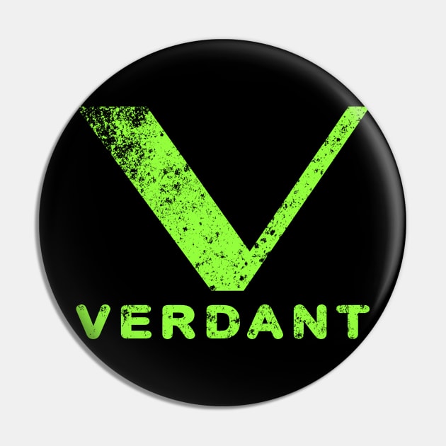 VERDANT (ARROW) GRUNGE Pin by LuksTEES