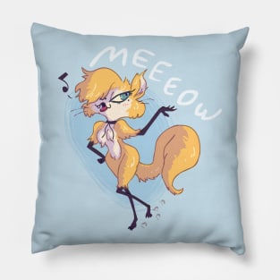 Mehitabel the alley cat Pillow