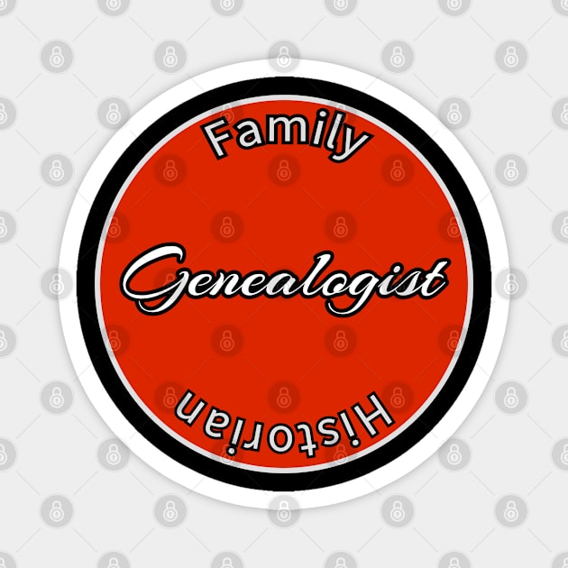 Genealogist Magnet by Ray Nichols