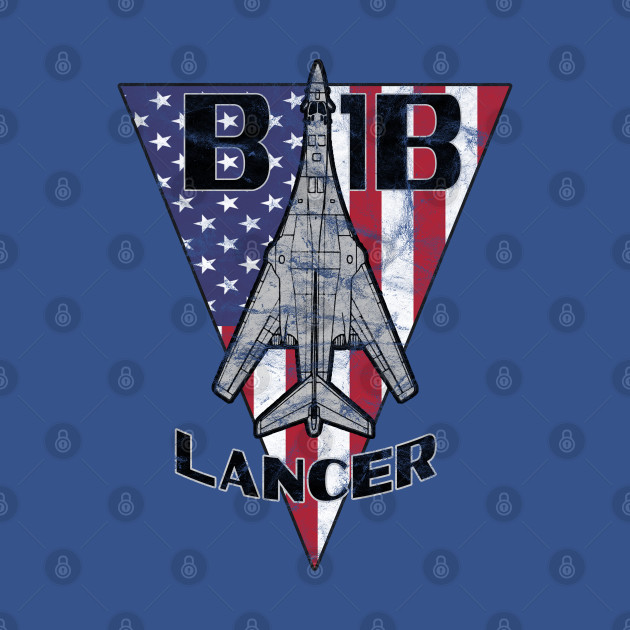 Disover B-1 Lancer Bomber Patriotic Vintage Design - B 1 Lancer - T-Shirt