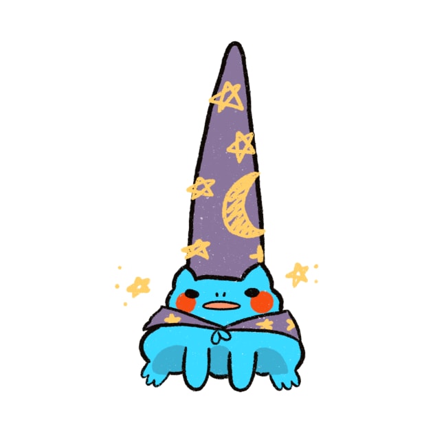 Wizard frog blue by cmxcrunch