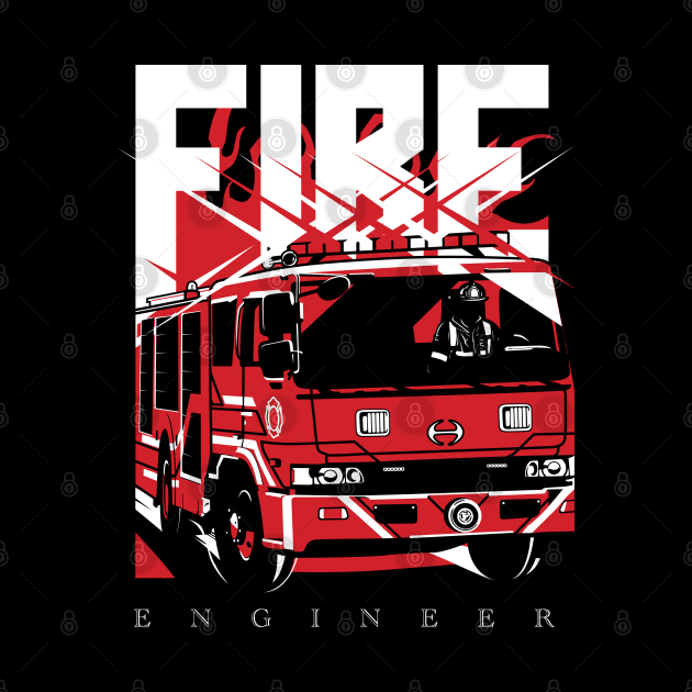 Fire Set No. 3 - Engineer by The Fire Place