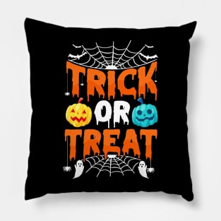 Creepy Trick Or Treat | Halloween Design Pillow