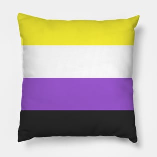 Nonbinary Pride Flag Pillow