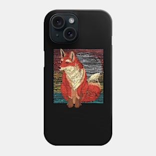 Retro Fox Lover Nature Wildlife Forest Animal Fox Phone Case