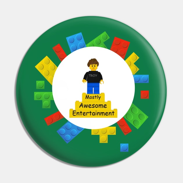 Mostly Awesome Entertainment Pin by CleenieBeanieDesigns