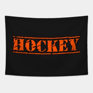 HOCKEY BOLD ENFORCER TEXT Tapestry