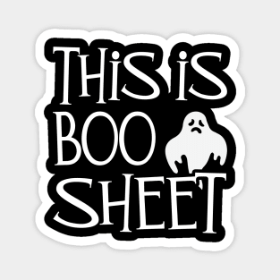 This Is Boo Sheet - Halloween Boo Boo Sheet Ghost Costume Magnet