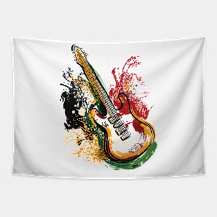 guitar art, guitar lover Tapestry