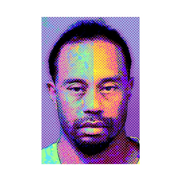 Tiger Woods Mugshot by SABREart