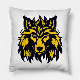 Fenrir the fire wolf Pillow