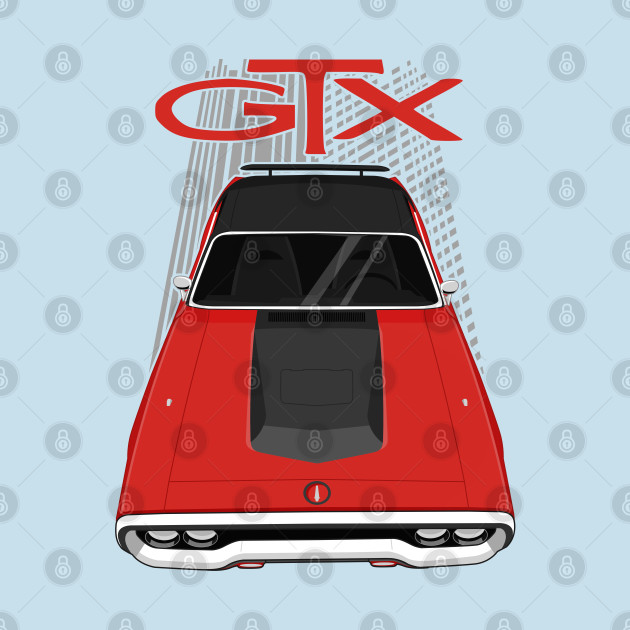 Discover Plymouth Road Runner GTX 1971 - 1972 - red - Plymouth Road Runner Gtx 1971 1972 Red - T-Shirt