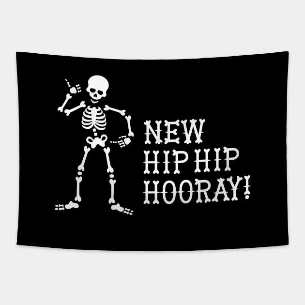 New Hip Hip Hooray Hip operation surgery gift idea Tapestry by LaundryFactory