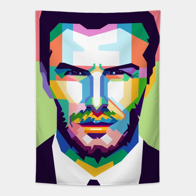 David Beckham Tapestry by erikhermawann22