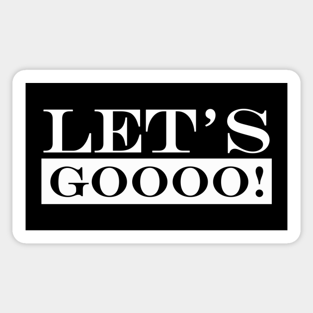 Discover lets goooo - Lets Go - Sticker