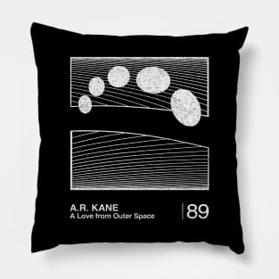 A Love from Outer Space / Minimalist Graphic Artwork Design Pillow