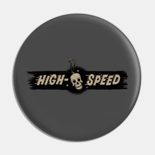 Vintage Dangerous Skull Lifestyle Pin