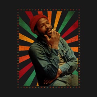 Marvin Gaye Smoking // Vintage Style T-Shirt