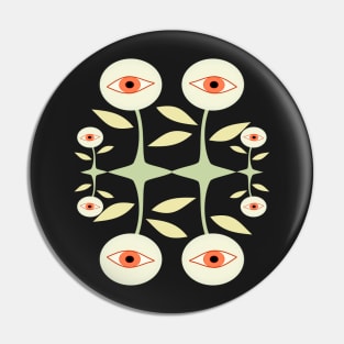 The flower eyes Pin