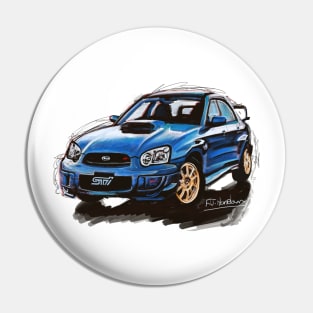 Subaru Impreza WRX STI Pin