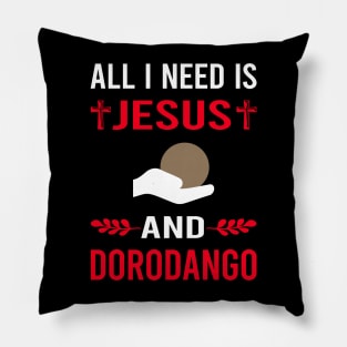 I Need Jesus And Dorodango Mud Ball Dango Pillow