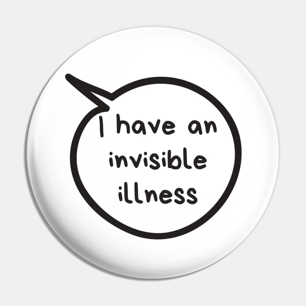 Invisible Illness Pin by Sloth Station