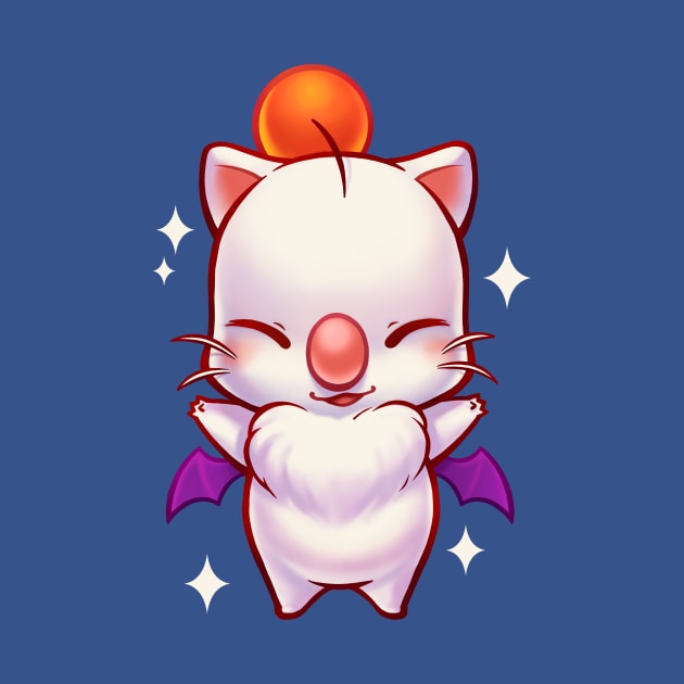 Moogle hug - Kupo - Cute Final fantasy - ff7 - ff XIV - ff9 by BlancaVidal