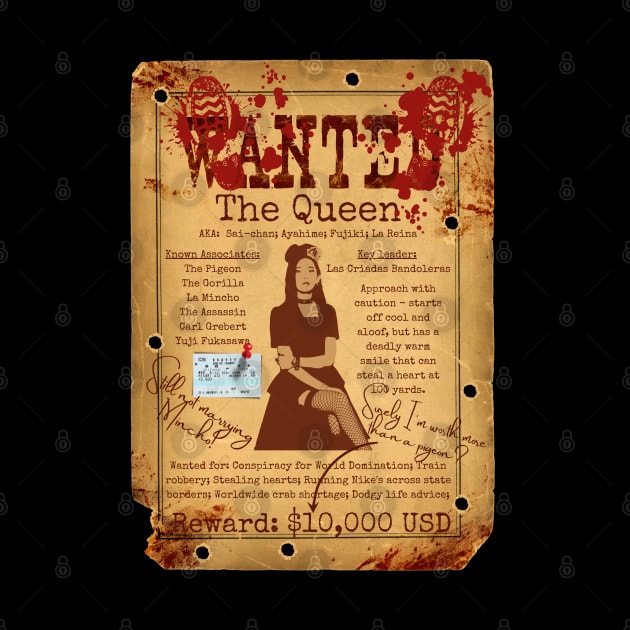 The Queen Wanted Poster by Daz Art & Designs