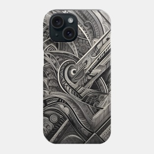 Discover Aotearoa's Cultural Tapestry: Authentic Maori Art in Vibrant Illustrations Phone Case