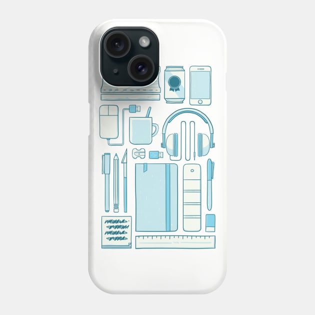 Designers Toolkit Phone Case by jetpacksandrollerskates