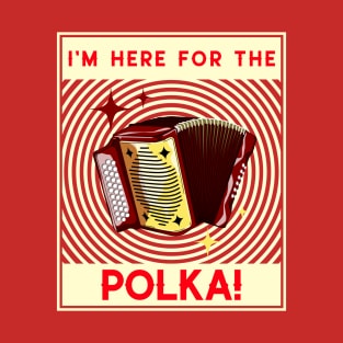 I'm Here For The Polka! Cream T-Shirt