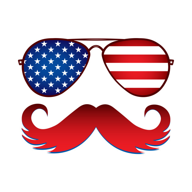 Download Merica Sunglasses USA American Flag - Merica - Tapestry ...